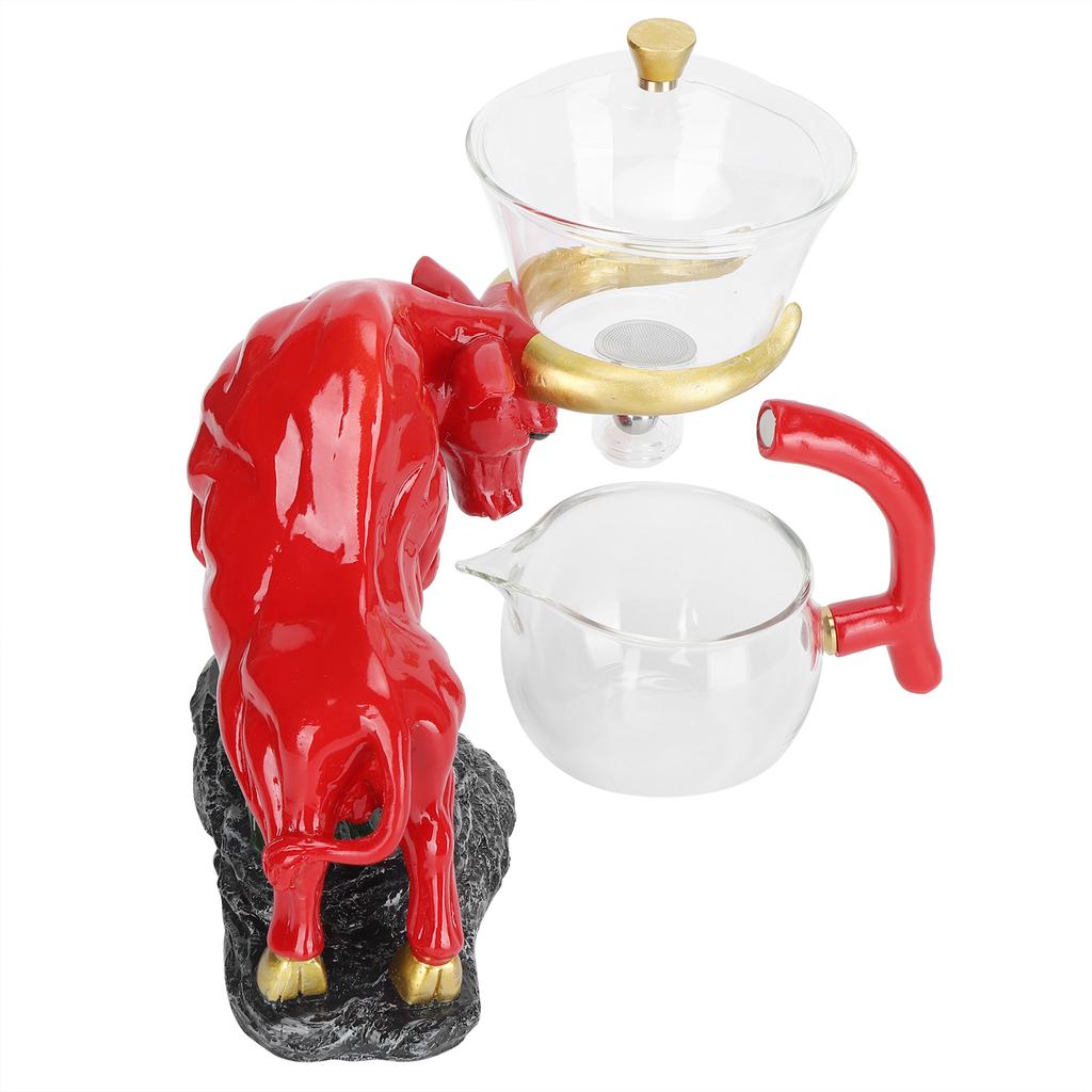 Набор чашек для чая Kungfu из боросиликатного стекла, чайник, чайник, капельница, чайная утварь, подарок, красный