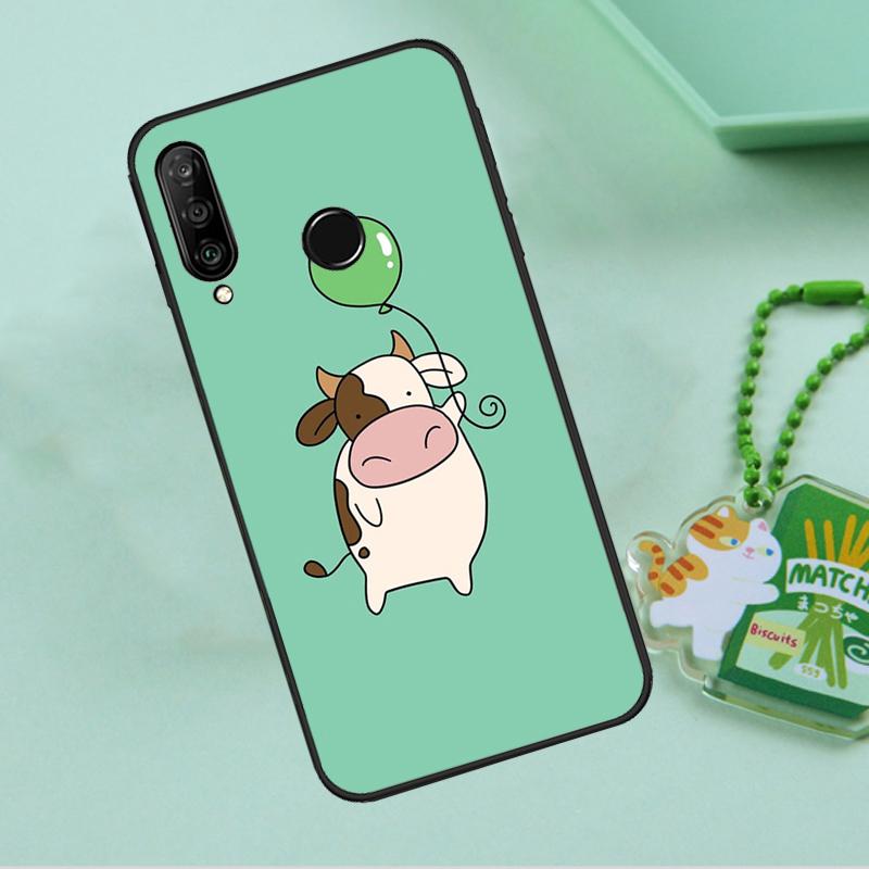Мультяшные милые пятнышки коровы для Huawei Nova Y90 Y70 Y60 Y61 Y91 Y72 9 10 SE 12i 12s 11i 5T P60 Pro P20 P30 P40 Lite Чехол
