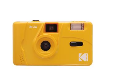 Kodak M35 35 мм пленочная камера с фиксированным фокусом многоразовая вспышка простая в использовании (желтый) Встроенный