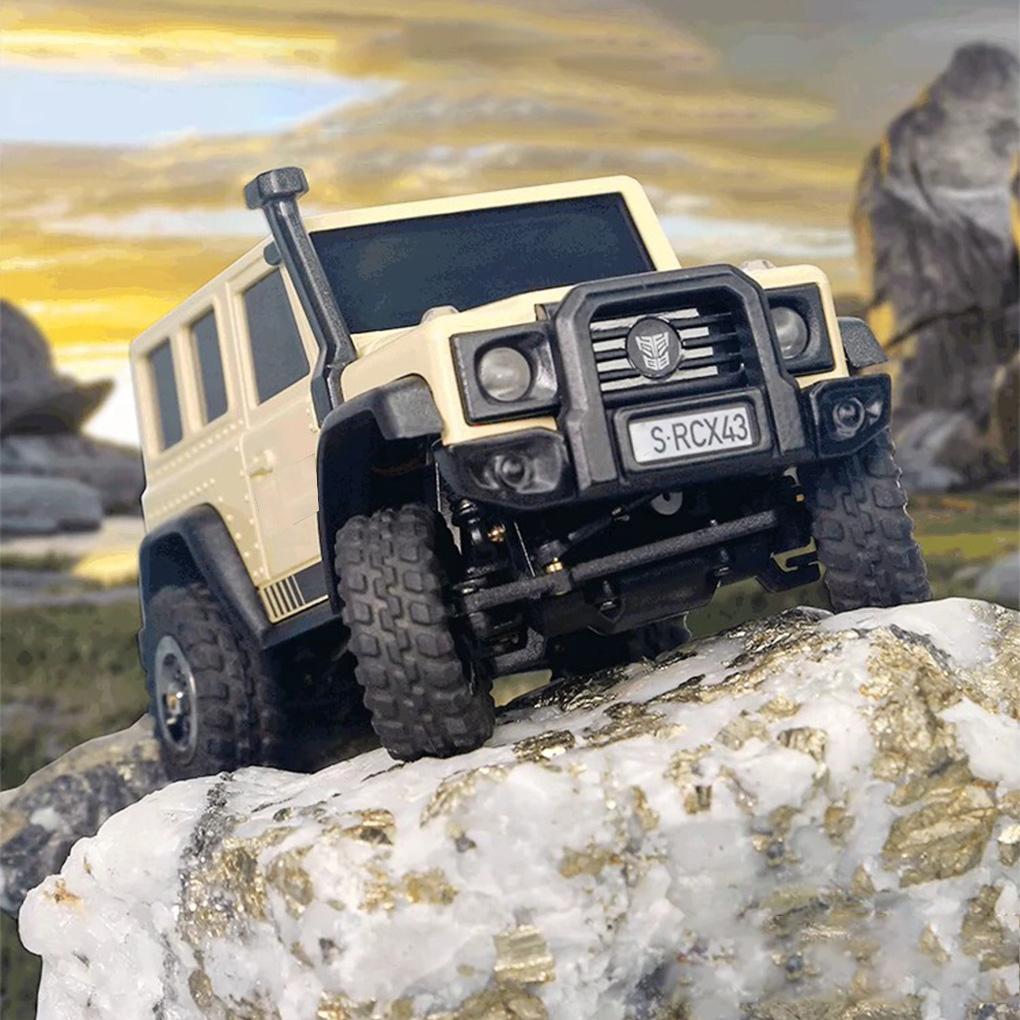 LDARC X43 1:43 Гусеничный RC автомобиль Симуляция Полный привод 4WD Внедорожник Игрушка Настольный гусеничный автомобиль Игрушки с дистанционным управлением RTR Комплект Игрушки