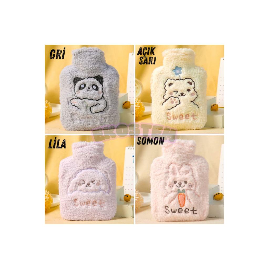 Mini Size Baby Hot Water Bag With Fleece Cover