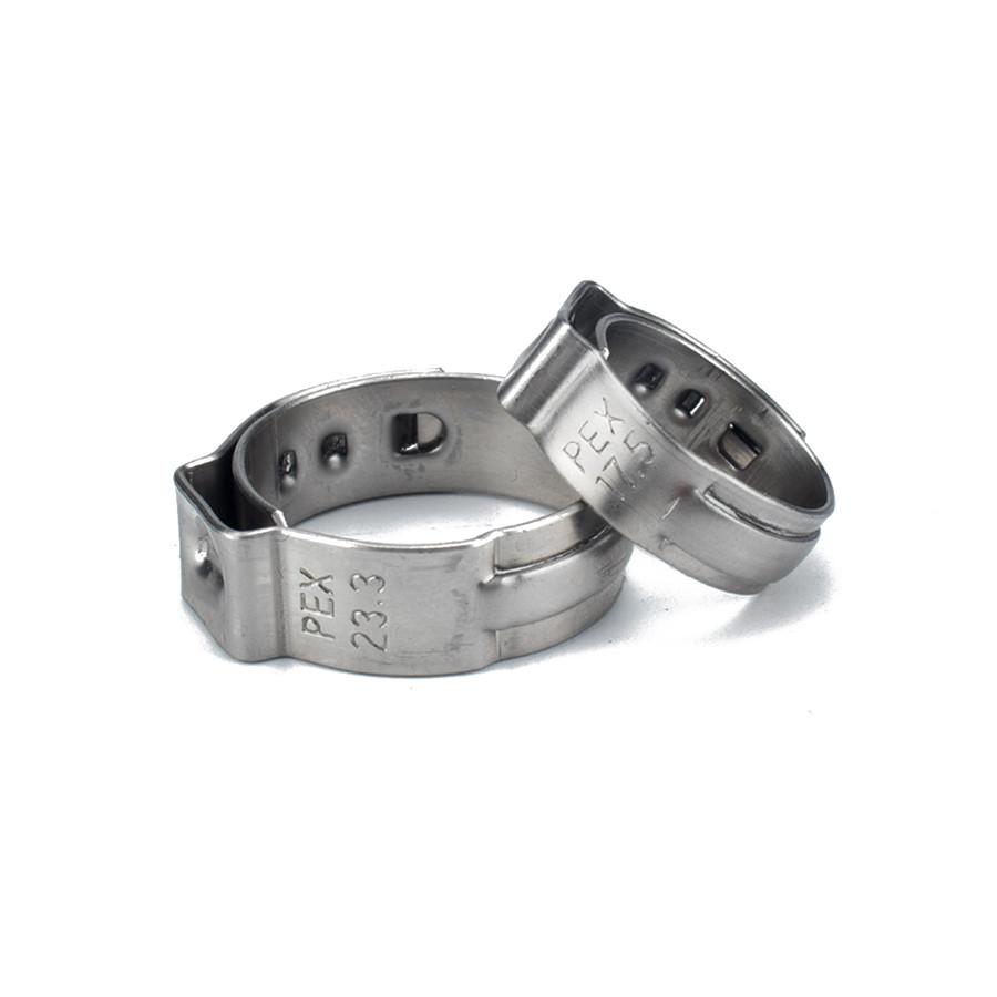 42 шт. Одинарные ушные хомуты из нержавеющей стали для автомобильных гидравлических шлангов O-образные зажимы для труб топливных воздушных шлангов