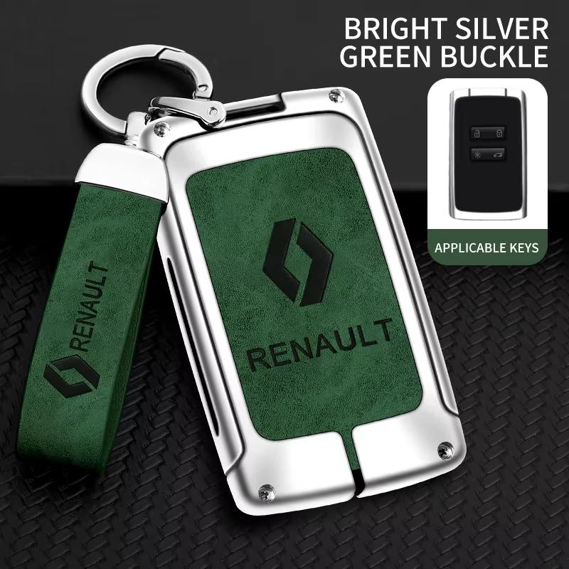 Interior Stickers Car Key Case Cover For Renault Koleos Kadjar Captur Megane Talisman Espace Clio Zoe Scenic 4 Arkana Dacia Sand
