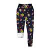 Women's Casual Fashion Home Print Velvet Sweatpants