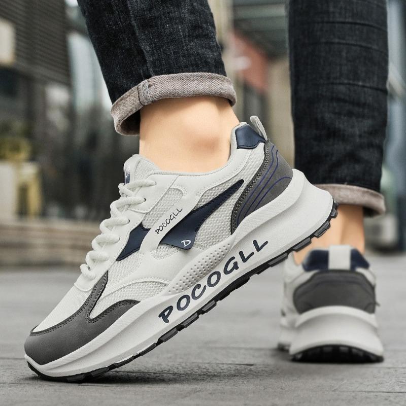 Fashion Summer Trend Comfortable Sneakers for Men Outdoor Breathable Wear-resistant Casual Mesh Sports Shoes Non Slip Mens Running Shoes