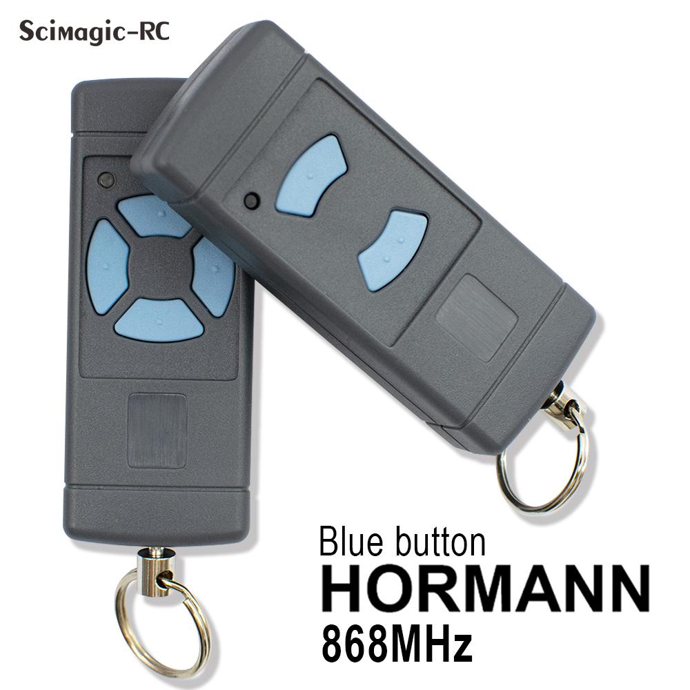 Scimagic HORMANN HSE2 HSE4 868 МГц Совместимый с HSM2 HSM4 HS2 HS4 868 Пульт дистанционного управления воротами/дверью Синяя кнопка Открыватель гаражных ворот