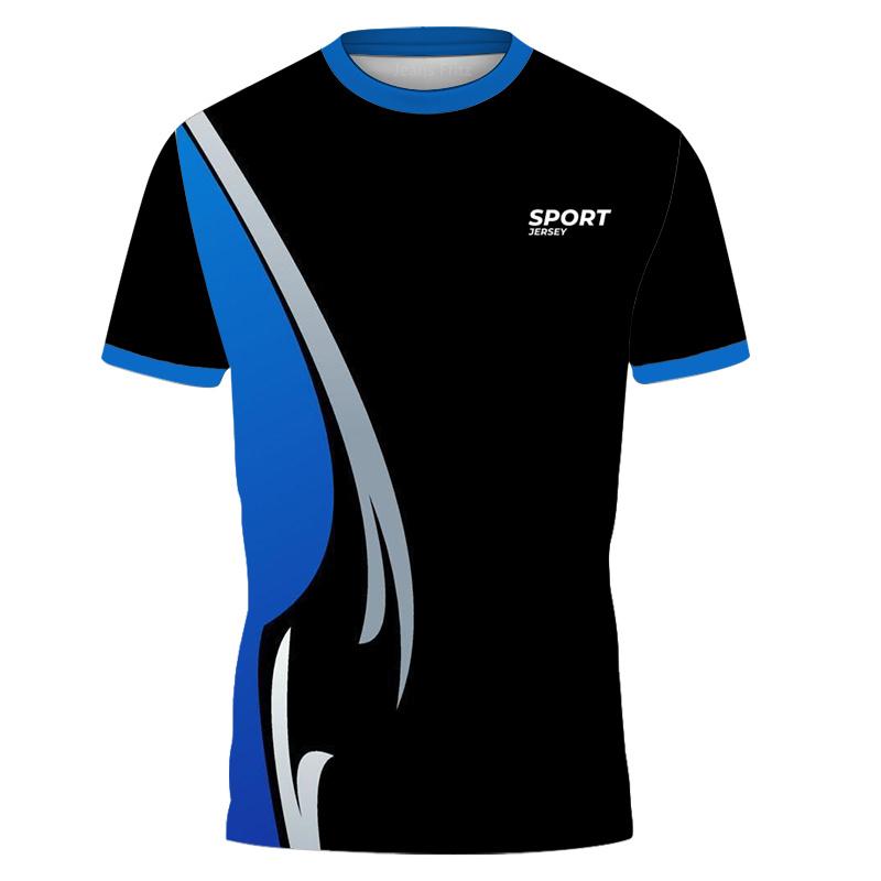 Новая толстовка мужская футболка с 3D принтом летние виды спорта круглый вырез повседневные футболки с короткими рукавами мужская одежда дышащие быстросохнущие топы