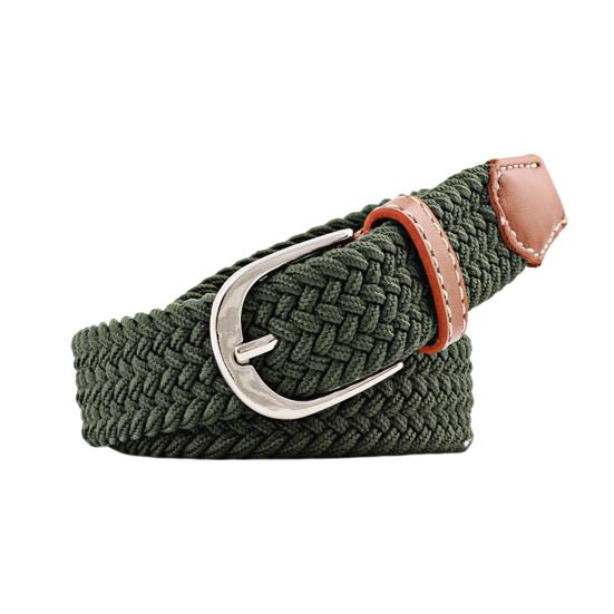 Женский и мужской декоративный ремень, регулируемый эластичный пояс из искусственной кожи, холст, джинсовый костюм, брюки, ремень