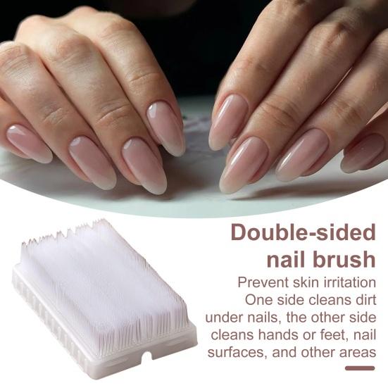 Одноразовая щетка для ногтей. Стерильный хирургический очищающий скраб. Мягкая и плотная щетина. Портативная кисть для удаления грязи и чистки пальцев. Салон Спа-маникюр. Щетка для педикюра.