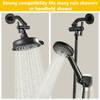 Adjust Shower Arm Extension 360 Degree Rotatable All Metal Adapters Universal 1/2 Thread Space Saving for Bathroom