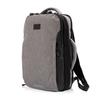 Рюкзак 20-27 л Расширение ширины вставки 14 дюймов Поликарбонат Водоотталкивающий меланжевый полиэстер x полиэстер с покрытием [Усы] MIU-0521 (Серый)