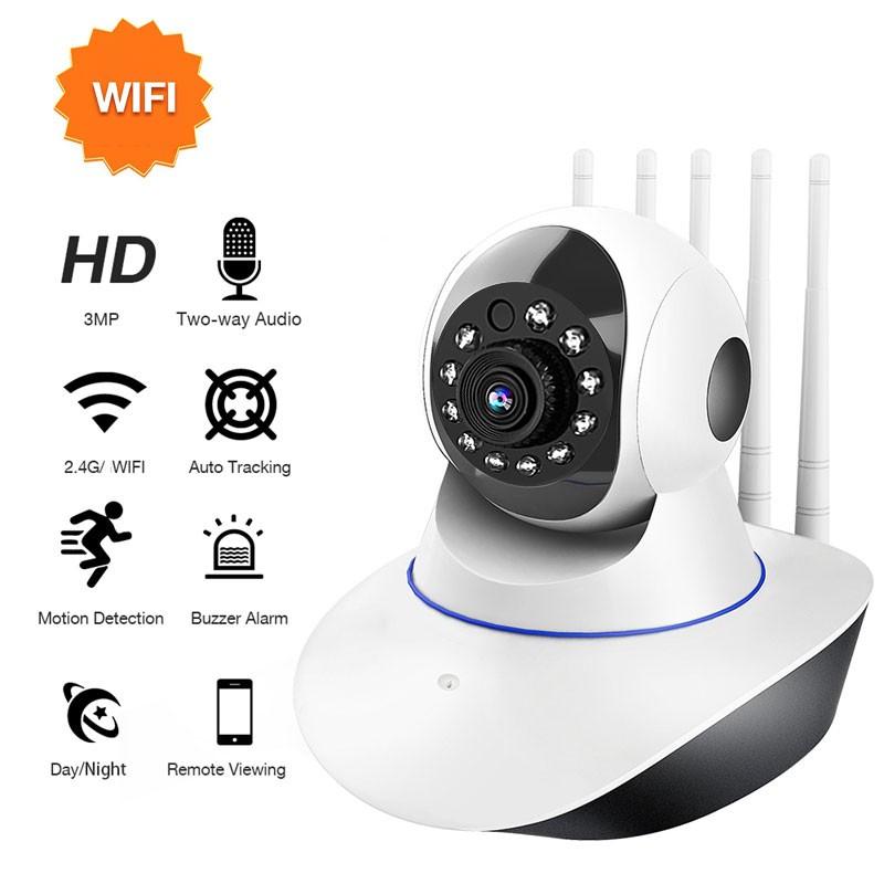 New Home Security Wifi IP Camera 1080P Indoor Surveillance Color Night Vision Camcorder Wireless Video Camera Remote Control Baby Camera