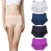 Mid-High Waist Women's Panties Cotton Crotch Lace Breathable Tummy Large Size Women's Triangle Pants Underwear Briefs