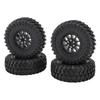 RC Car Tires Rubber Sturdy Remote Control Pickup Truck Wheel Tires Replacement for MN82