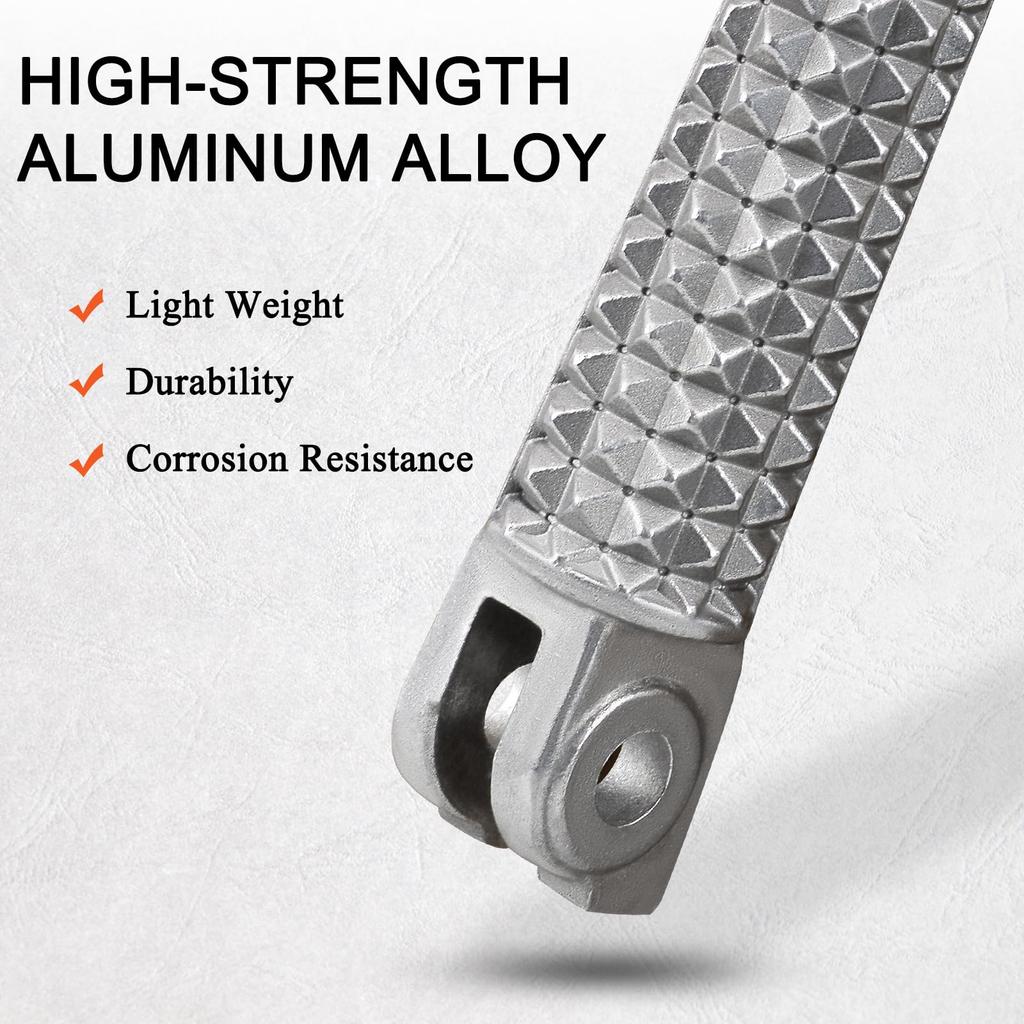 Комплект передних подножек FOVPLUE, левая и правая подножки водителя/райдера Yamaha YZF R1 1998-2024,