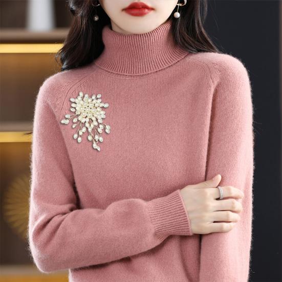 Женская брошь ручной работы, нерегулярная брошь из искусственного жемчуга, украшенная булавка для лацкана пиджака, аксессуары для наряда