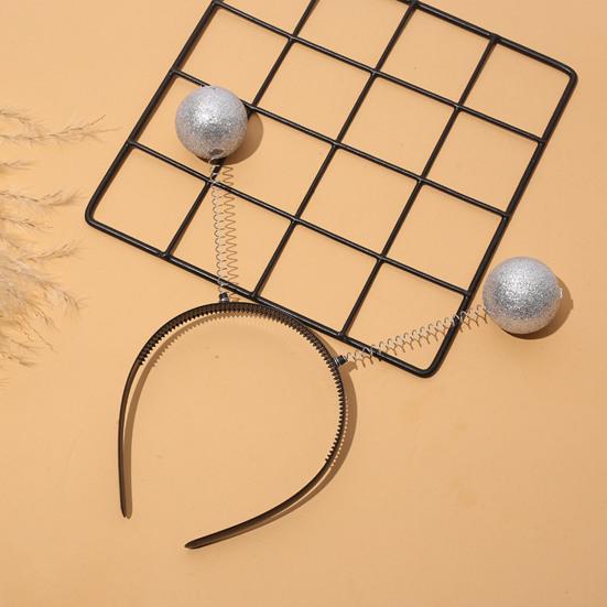 Повязка на голову для вечеринки, весенний дизайн, блестящий шар, украшение, обруч для волос, мультяшный стиль, осень-зима, празднование дня рождения, аксессуары