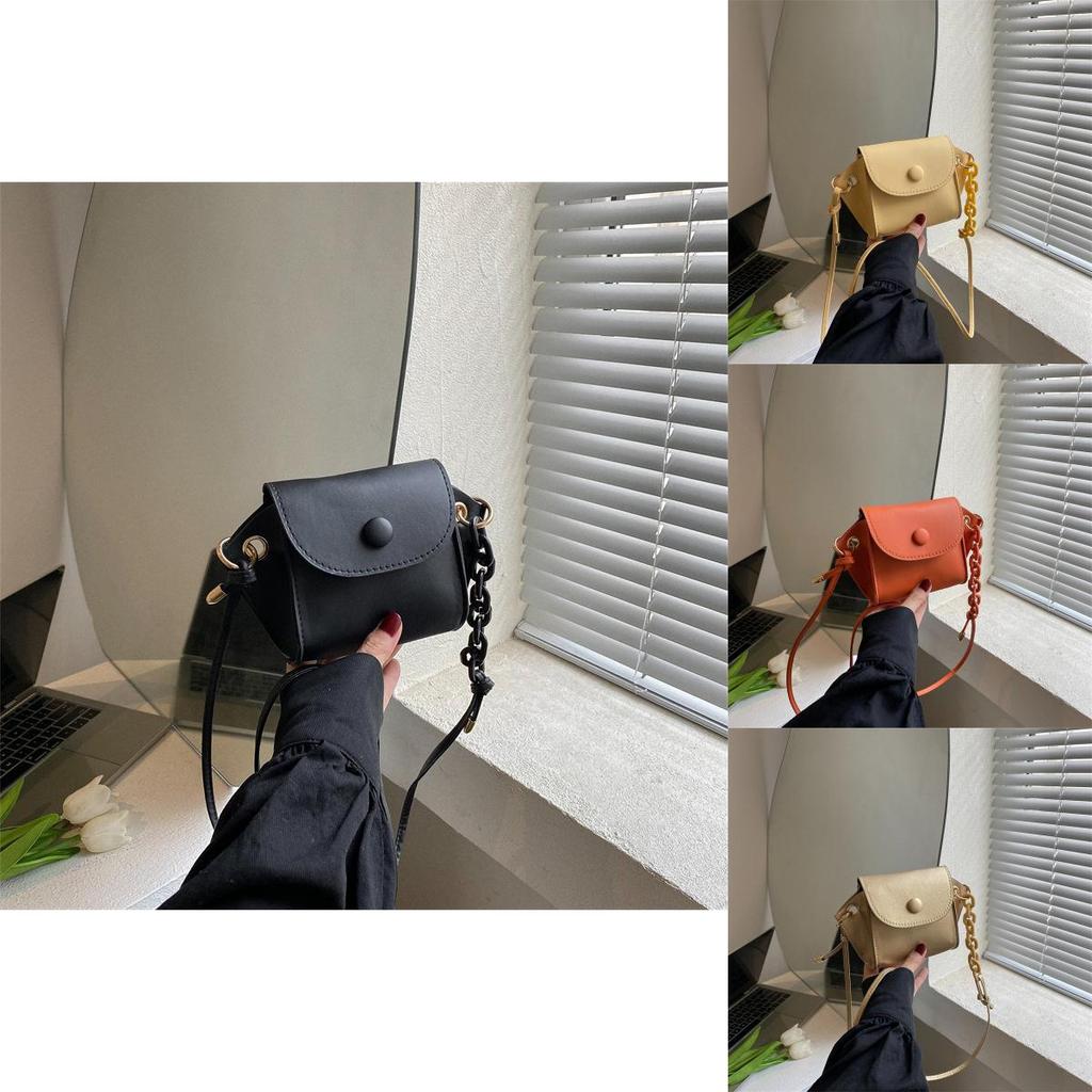 Mini Shoulder Bag Women's 2022 New Fashion Solid Color Simple Crossbody Bag Urban Minimalist Style