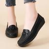 Nurse Shoes Casual Flat Heel Women's Single Shoes Doudou Shoes Mother Shoes Beef Tendon Sole