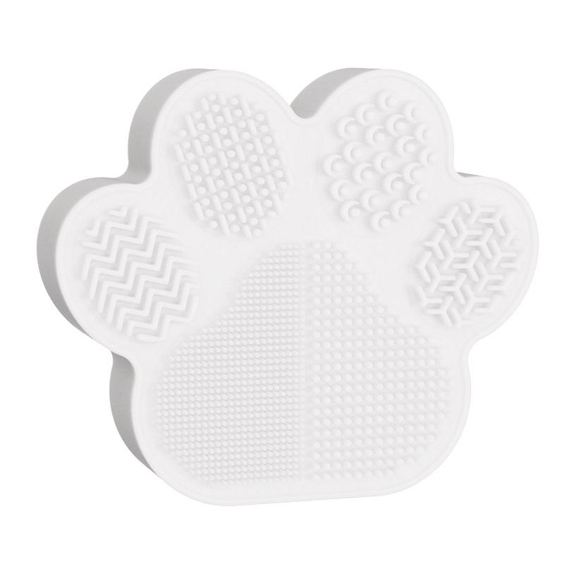 Two-In-One Makeup Brush Cleaning And Storage Box Cat Claw Makeup Brush Storage Rack Silicone Makeup Brush Cleaning Box