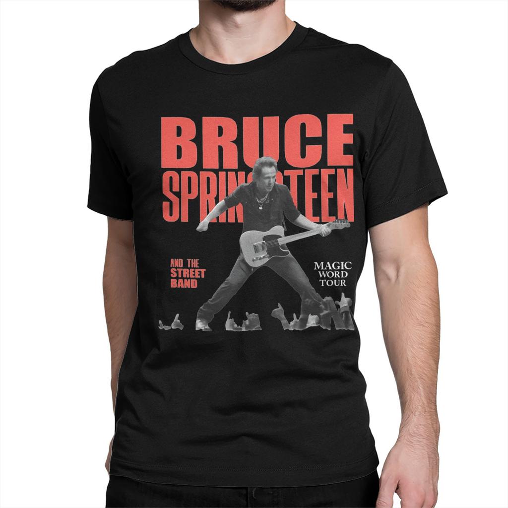 Брюс The E Street Band Спрингстин Thunder Road Футболки Мужские Женские Хлопок Смешная Футболка Футболка Одежда Идея для Подарка