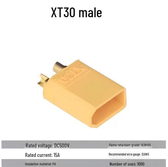 XT60H-F Модельный Авиационный Разъем XT90S XT30U Высокоточный Разъем Папа-Мама для Зарядки Литиевых Батарей