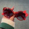 Classic Butterfly Childrens Sunglasse For Girls Plastic Pink Glasses Vintage Anti-Reflective Sun Glasses For Sunshades Uv400