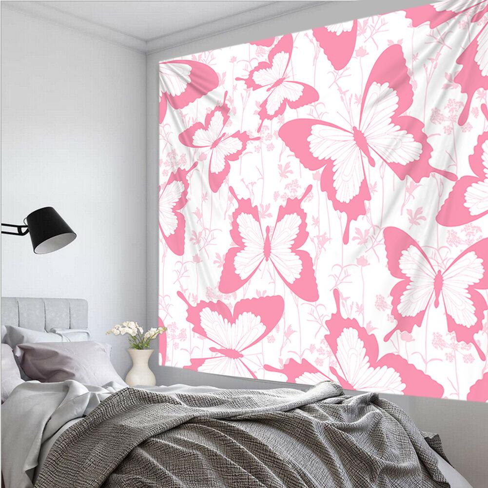 Гобелен с бабочкой, богемный гобелен для украшения дома и украшения, украшение для спальни, стены для девушки, гобелен