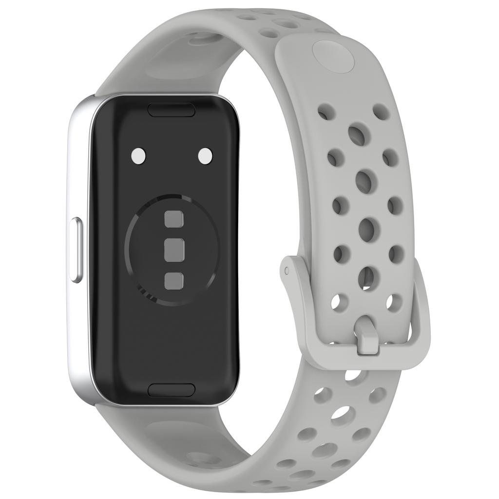 Силиконовый ремешок для Huawei Band 10/10 NFC/9/9 NFC/8/8 NFC, дизайн с множеством отверстий, ремешок для смарт-часов