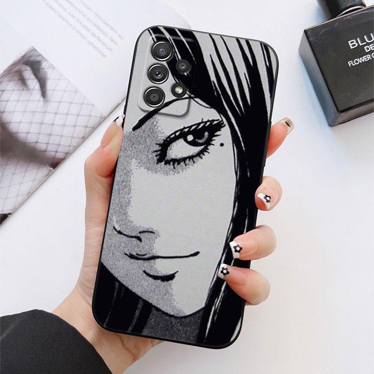Чехол для телефона Junji Ito Tomie с рисунком комикса Для Samsung Galaxy S24 FE S25 Ultra A03 A04 A05 A06 A12 A13 A16 A26 A35 A36 A56 A55
