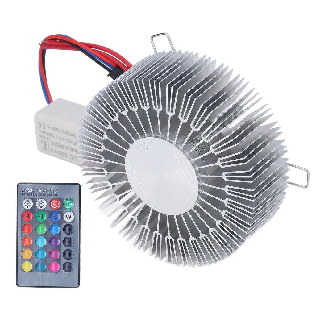 Sun Flower Wall Lamp Aluminum 3W RGB LED Aluminum Wall Lamp with Remote Control for Bedroom Bedside