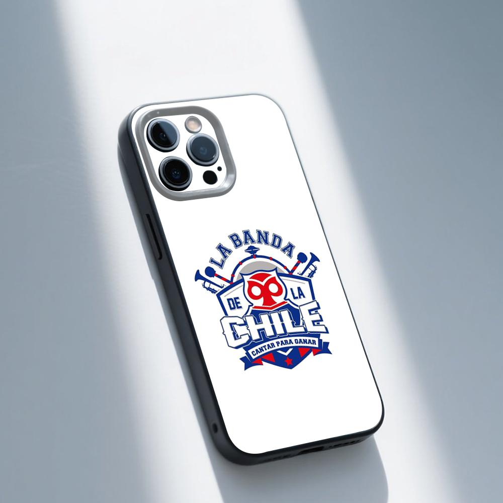 C-Chile University Logo Phone Case For iPhone 16,15,14,13,12,11,Pro,Max,Plus,X,XS,XR,SE,8,7,Mini,Soft Silicone Black Case