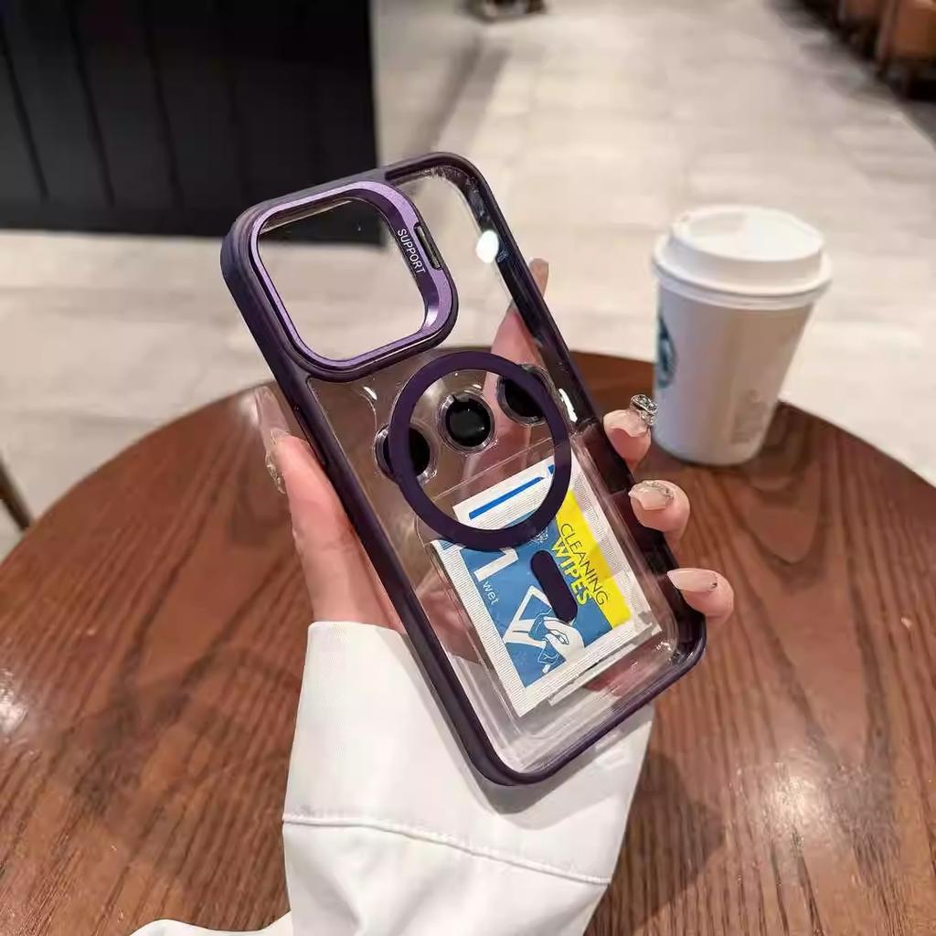 Подходит для чехла для мобильного телефона Apple 16 Магнитная присоска Кронштейн U1 с плёнкой для объектива Защитный чехол для iPhone14promax из ПК 15