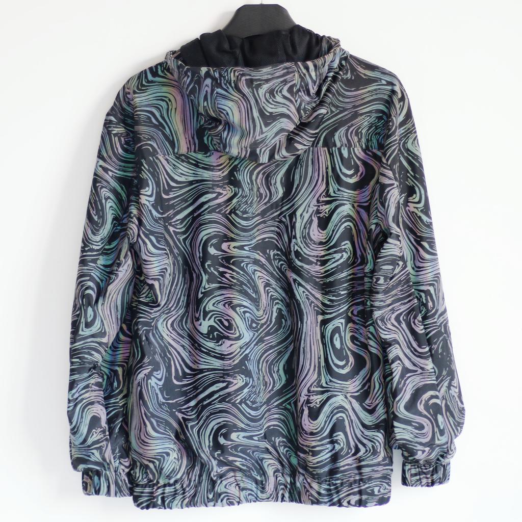 Светоотражающая куртка Dazzle Color для Европы и США, мужская трикотажная дышащая куртка-стайл с капюшоном