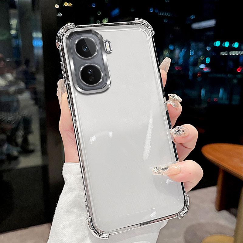 Four Corners Anti-shock Protection Cases For VIVO IQOO Neo 11 Plating Lens Protection Film Cover Bumper For IQOO Neo11