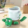 1PC Creative Funny Panic Turtle Coasters Home Office Coffee Tea Cup Coasters Wine Coasters Desktop Decorations Funny Toys