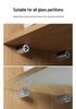 Non-Punching Shelf Support Pegs – Wood Board Screw Shelving Hardware