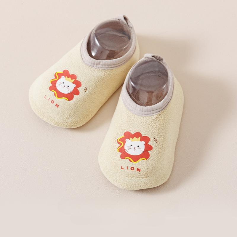 Детские напольные носки для девочек и мальчиков для осени и зимы, домашние, комнатные, для первых шагов, сетчатые, дышащие, с мягкой подошвой, нескользящие, детские напольные туфли