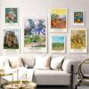 Vintage Van Gogh Oil Painting Works Flower Landscape Posters Wall Art Canvas And Prints Wall Pictures For Living Room Home Decor
