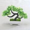 Последние 1 шт. Искусственное дерево бонсай с дизайнерским горшком для домашнего декора, искусственное растение бонсай поддельное дерево, гостиная