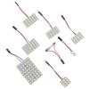 Car Interior 5050 Led White Light Smd Lamp Panel T10 Festoon Dome Ba9S 12V 5W