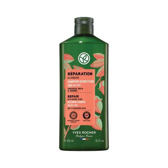 Yves Rocher Шампунь для восстановления волос с маслом жожоба 300 мл (для очень поврежденных волос)