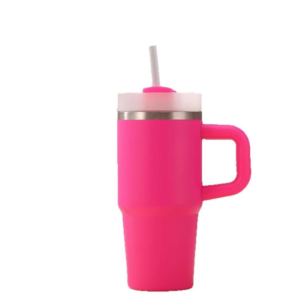 Термокружка Stanley 14 унций для автомобиля с трубочкой