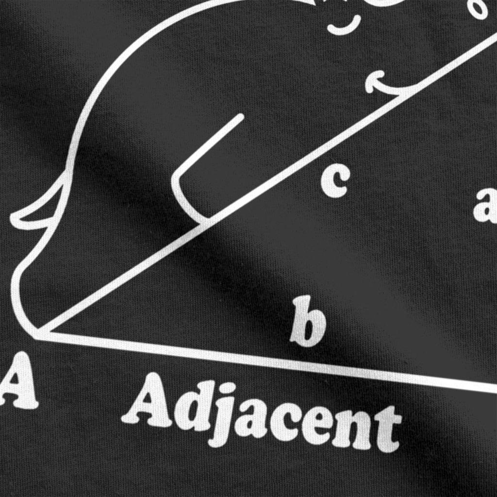 Новинка Гипотенуза Гипотенуза Математическая игра слов Футболка для мужчин Футболка из чистого хлопка Футболка с коротким рукавом Идея для подарка Одежда