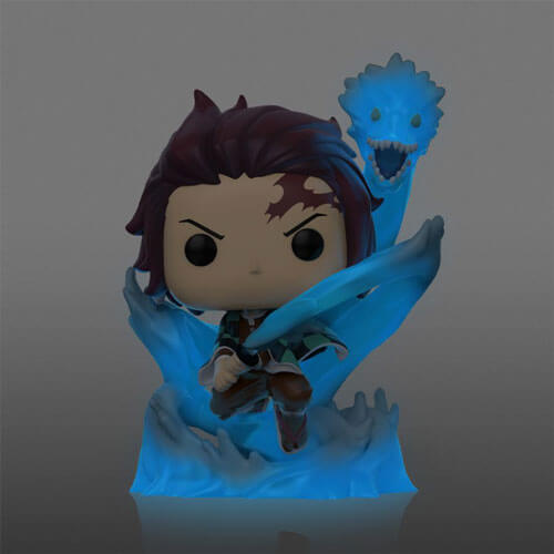 Танджиро с Dragon US Glow Translucent Pop! винил