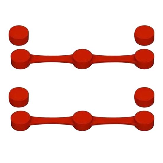 Магнит для фритюрницы с силиконовой пряжкой, быстросъемный термостойкий силиконовый зажим, защелки для пергаментной подложки, держатель для фритюрницы с магнитом
