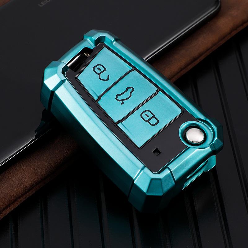 Чехол для ключа Volkswagen для Tiguan L, Lavida Plus, Tayron, Tayron X, Teramont, Lamando, Golf 7 - Оболочка для ключа