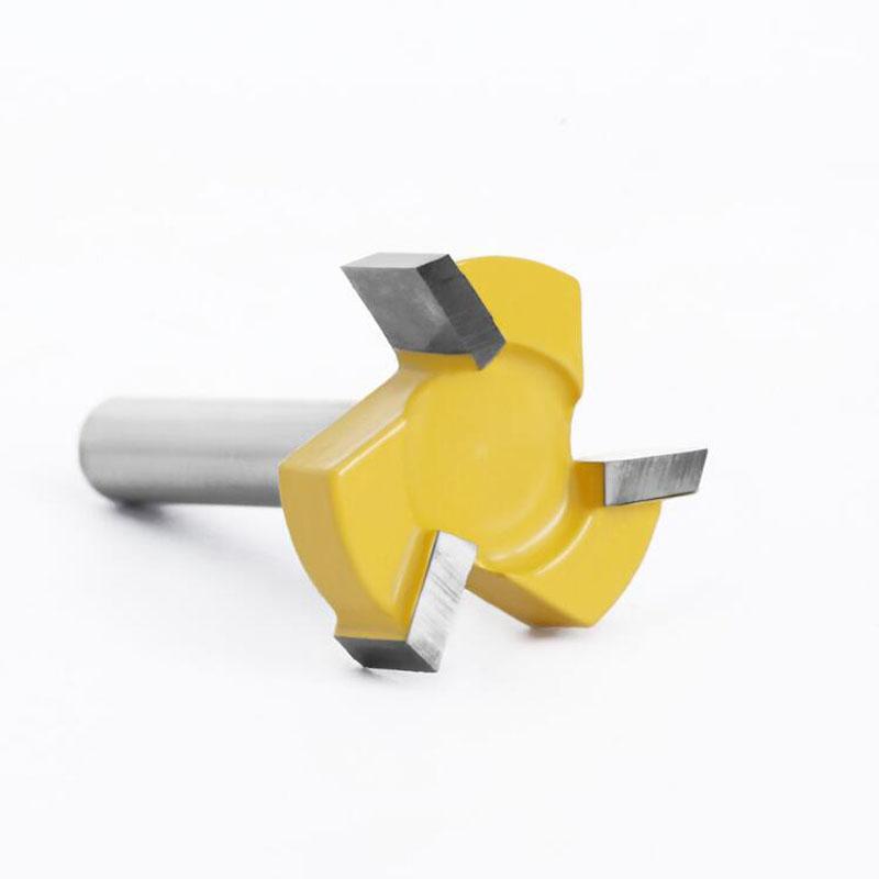 Фреза с прямым краем, долбежная фреза с Т-образным пазом, 6 мм, хвостовик 1/4, 8 мм, фреза для выравнивания деревянных плит, вольфрамовая фреза