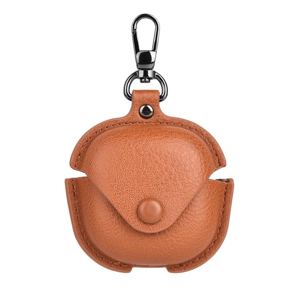 Чехол для наушников Samsung Galaxy Buds Core Бизнес-кожа + Защитная крышка из ПК