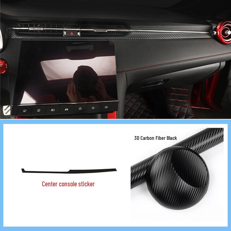 MG6 Third-Gen Interior Carbon Fiber Gear Stickers for 20 Models
